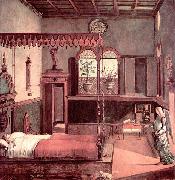 Vittore Carpaccio The Dream of St. Ursula oil